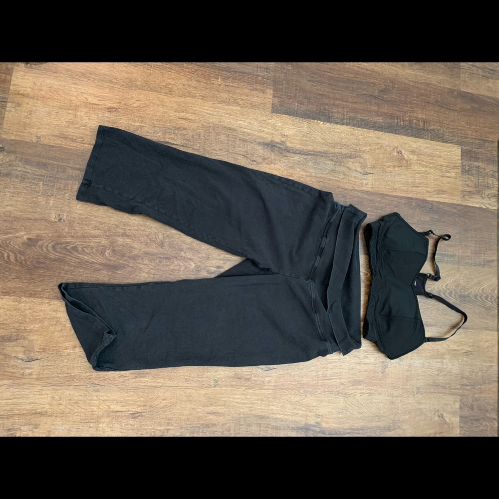 Maternity pants and bra